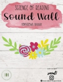 Sound Wall | Science of Reading | Bright Floral Theme