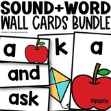 Sound Wall and Word Wall Card Bundle Science of Reading So