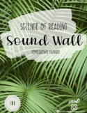Sound Wall | Science of Reading |Tropical Theme