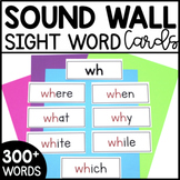 Sound Wall Sight Word Cards