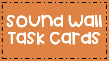 Preview of Sound Wall Task Cards