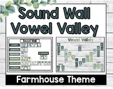 Sound Wall and Vowel Valley: Farmhouse Theme Bundle (SOR -