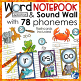 Sound Wall and Word Detective Notebook for 78 Phonemes wit