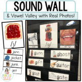 Sound Wall with Mouth Pictures