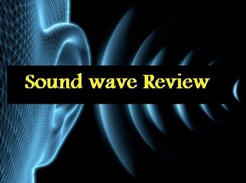 Preview of Sound Wave Review (Editable)