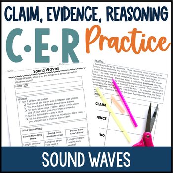 Preview of Claim, Evidence, and Reasoning: Sound Waves CER