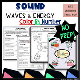 Sound Waves Color by Number | Science Color by Number Acti