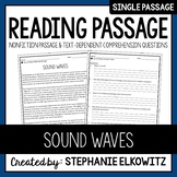 Sound Waves Reading Passage | Printable & Digital