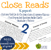 Sound Waves & Transfer of Energy Close Reading Text-Depend