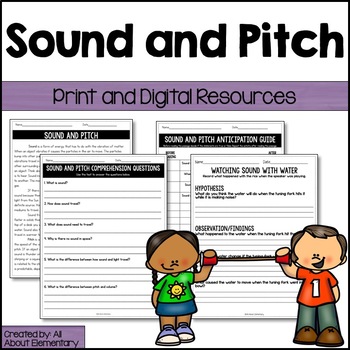 Preview of Ohio Science: 5th Grade Physical Science - Sound and Pitch