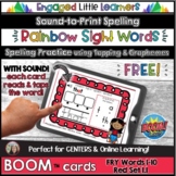 Sound to Text Spelling | BOOM Cards | Interactive FRY Sigh
