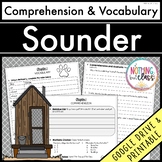 Sounder | Comprehension Questions and Vocabulary by chapter