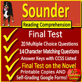 Sounder Test - Printable Copies AND Self-Grading Google Forms!
