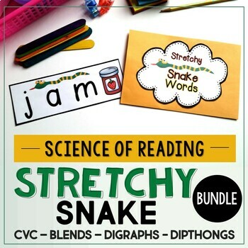 Preview of Phoneme Segmentation and Blending Sounds Activity {Science of Reading SOR}