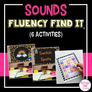 Preview of Sounds Fluency Find It® (beginning, middle, ending sounds)