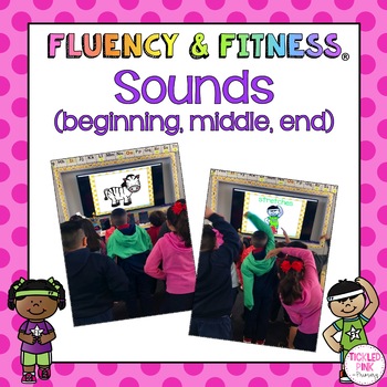 Preview of Sounds Fluency & Fitness® Brain Breaks (Beginning, Middle, & Ending Sounds)