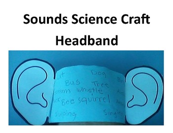 Preview of Sounds Science Craft Headband