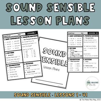 Preview of Sound Sensible | Lesson Plans | Lessons 1 - 41