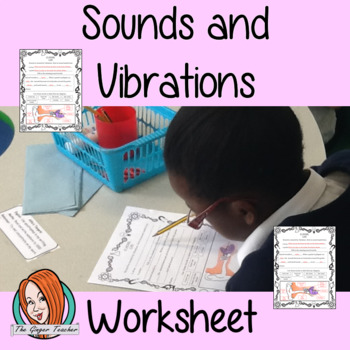 Preview of Sounds, Vibrations and Hearing Worksheets