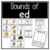 Suffix ed - Sounds of ED Sorting Cards and Game