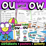 Sounds of OU and OW Worksheets