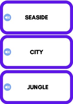 Preview of Soundscape lesson plan with cards and clue icons