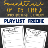 Soundtrack of my Life FREE Playlist Printable (Connecting 