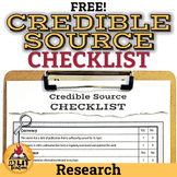 Source Credibility Checklist Using the CRAAP Test FREEBIE 