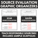 Source Evaluation: RAVEN and SCAR Graphic Organizers and Articles