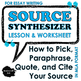 Source Synthesizer: How to Pick, Paraphrase, Quote, and Ci
