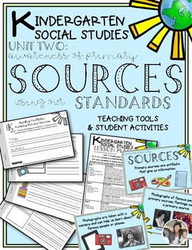 Preview of Kindergarten Social Studies Unit Primary Sources