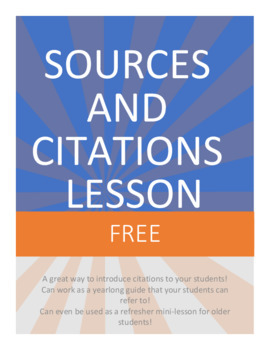 Preview of Sources and Citations
