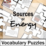 Fossil Fuels and Alternative Energy Vocabulary Puzzles