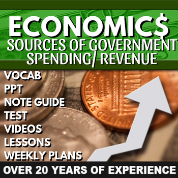 Preview of Sources of Government Revenue / Government Spending