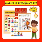 Sources of Heat Bingo and Memory Games