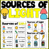 Sources of Light for 3K, Pre-K, Preschool and Kindergarten