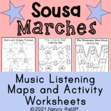 Sousa Marches Music Listening Unit with Activities, Maps a
