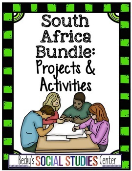 Preview of South Africa Activities Bundle: Geography, History, Apartheid & Nelson Mandela