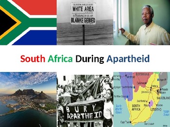 Preview of South Africa & Apartheid Power Point Lessons