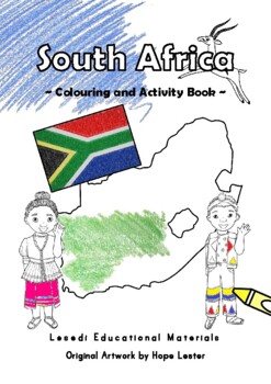 Preview of South Africa Colouring and Activity Book