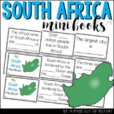 South Africa Country Mini Books for Social Studies