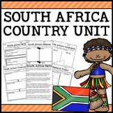 South Africa Country Social Studies Complete Unit