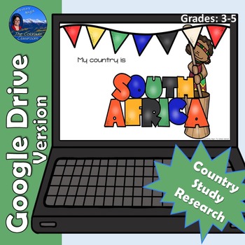 Preview of South Africa Country Study | Google Drive Version | Distance Learning