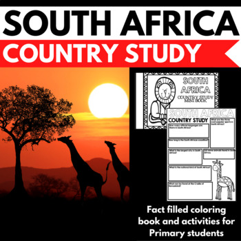 Preview of South Africa Country Study Research Project - Reading Comprehension - Activity