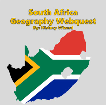 Preview of South Africa Geography Webquest