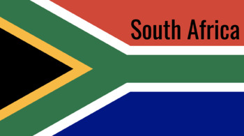 Preview of South Africa Google Slides Webquest