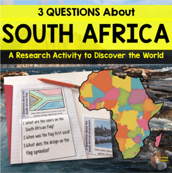 South Africa Interactive Notebook Research-Based Activity- Grades 3-5