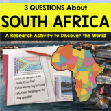 South Africa Interactive Notebook Research-Based Activity-