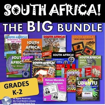 Preview of South Africa! The BIG Bundle Grades K to 2—Crafts, Lessons & Activities