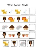 South Africa themed What Comes Next preschool educational 
